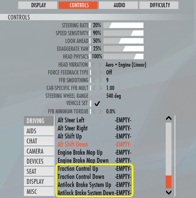 rfactor car setup tool