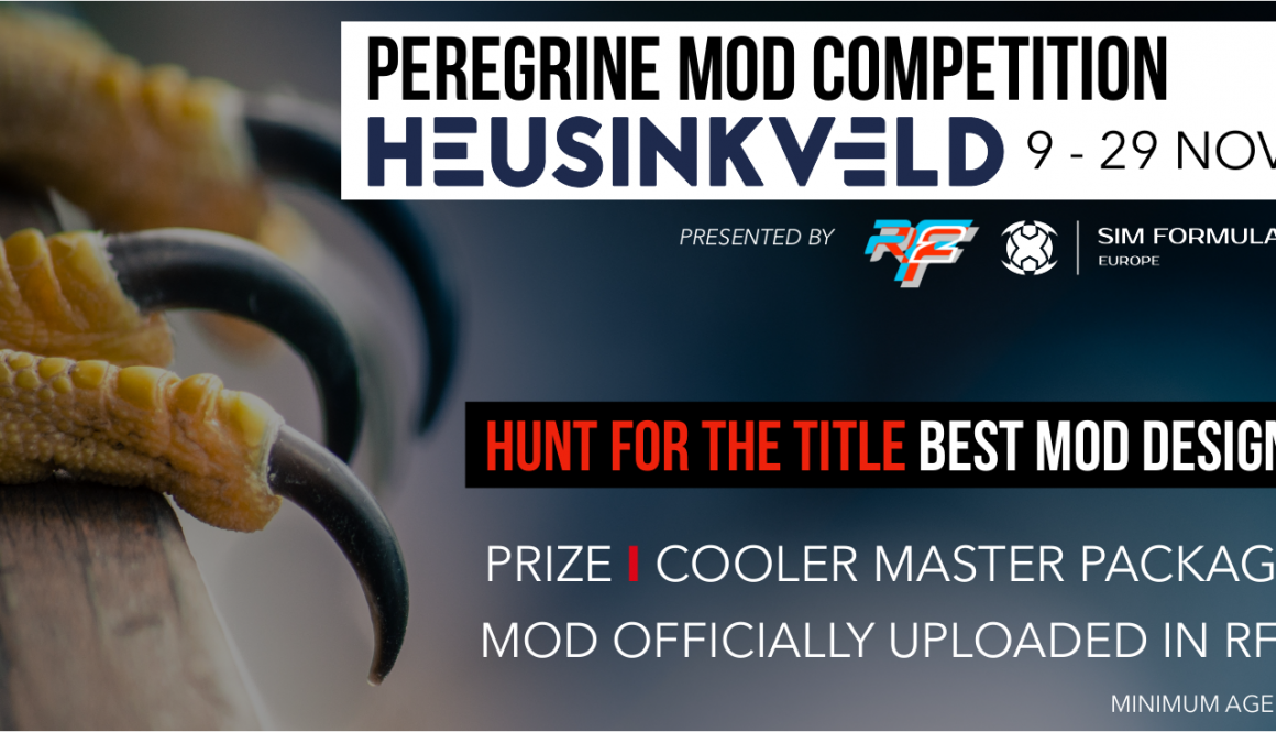 Announcing Sim Formula 2021 | Win ‘Cool’ Prizes In The Heusinkveld Peregrine MOD Competition